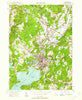 Clinton Massachusetts Historical topographic map, 1:24000 scale, 7.5 X 7.5 Minute, Year 1950