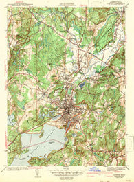 Clinton Massachusetts Historical topographic map, 1:31680 scale, 7.5 X 7.5 Minute, Year 1943