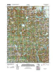 Cohasset Massachusetts Historical topographic map, 1:24000 scale, 7.5 X 7.5 Minute, Year 2012
