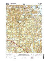 Cohasset Massachusetts Current topographic map, 1:24000 scale, 7.5 X 7.5 Minute, Year 2015