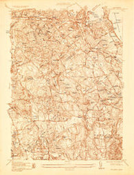 Cohasset Massachusetts Historical topographic map, 1:24000 scale, 7.5 X 7.5 Minute, Year 1936