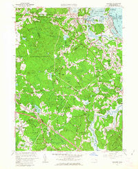 Cohasset Massachusetts Historical topographic map, 1:24000 scale, 7.5 X 7.5 Minute, Year 1961