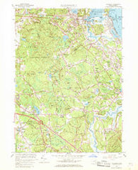 Cohasset Massachusetts Historical topographic map, 1:24000 scale, 7.5 X 7.5 Minute, Year 1961