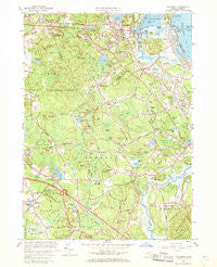 Cohasset Massachusetts Historical topographic map, 1:24000 scale, 7.5 X 7.5 Minute, Year 1961
