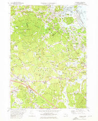 Cohasset Massachusetts Historical topographic map, 1:24000 scale, 7.5 X 7.5 Minute, Year 1974
