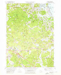 Cohasset Massachusetts Historical topographic map, 1:24000 scale, 7.5 X 7.5 Minute, Year 1974