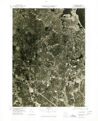 Cohasset Massachusetts Historical topographic map, 1:25000 scale, 7.5 X 7.5 Minute, Year 1977