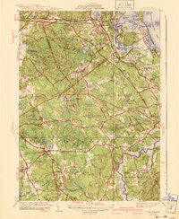 Cohasset Massachusetts Historical topographic map, 1:31680 scale, 7.5 X 7.5 Minute, Year 1941