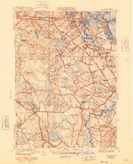 Cohasset Massachusetts Historical topographic map, 1:31680 scale, 7.5 X 7.5 Minute, Year 1941