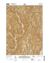 Colrain Massachusetts Current topographic map, 1:24000 scale, 7.5 X 7.5 Minute, Year 2015