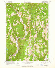 Colrain Massachusetts Historical topographic map, 1:24000 scale, 7.5 X 7.5 Minute, Year 1961