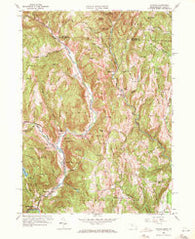 Colrain Massachusetts Historical topographic map, 1:24000 scale, 7.5 X 7.5 Minute, Year 1961