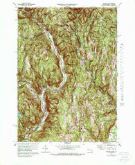 Colrain Massachusetts Historical topographic map, 1:25000 scale, 7.5 X 7.5 Minute, Year 1977