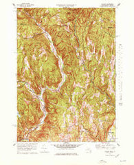 Colrain Massachusetts Historical topographic map, 1:25000 scale, 7.5 X 7.5 Minute, Year 1977