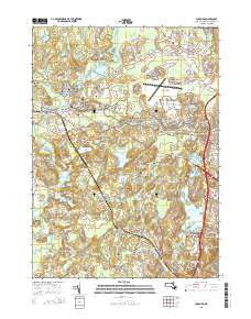 Concord Massachusetts Current topographic map, 1:24000 scale, 7.5 X 7.5 Minute, Year 2015