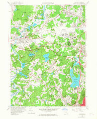 Concord Massachusetts Historical topographic map, 1:24000 scale, 7.5 X 7.5 Minute, Year 1958