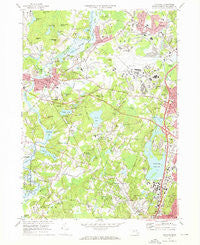 Concord Massachusetts Historical topographic map, 1:24000 scale, 7.5 X 7.5 Minute, Year 1970