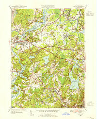 Concord Massachusetts Historical topographic map, 1:31680 scale, 7.5 X 7.5 Minute, Year 1950
