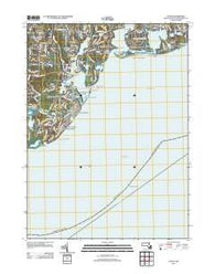 Cotuit Massachusetts Historical topographic map, 1:24000 scale, 7.5 X 7.5 Minute, Year 2012