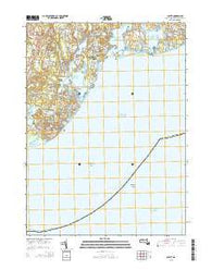 Cotuit Massachusetts Current topographic map, 1:24000 scale, 7.5 X 7.5 Minute, Year 2015