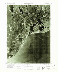 Cotuit Massachusetts Historical topographic map, 1:24000 scale, 7.5 X 7.5 Minute, Year 1977