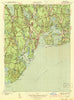 Cotuit Massachusetts Historical topographic map, 1:31680 scale, 7.5 X 7.5 Minute, Year 1943