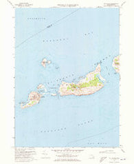 Cuttyhunk Massachusetts Historical topographic map, 1:24000 scale, 7.5 X 7.5 Minute, Year 1972