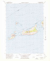 Cuttyhunk Massachusetts Historical topographic map, 1:25000 scale, 7.5 X 7.5 Minute, Year 1972