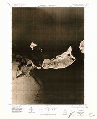 Cuttyhunk Massachusetts Historical topographic map, 1:25000 scale, 7.5 X 7.5 Minute, Year 1977