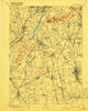 Dedham Massachusetts Historical topographic map, 1:62500 scale, 15 X 15 Minute, Year 1894