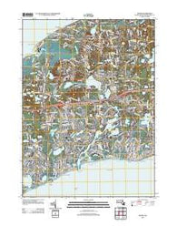 Dennis Massachusetts Historical topographic map, 1:24000 scale, 7.5 X 7.5 Minute, Year 2012