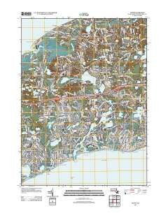Dennis Massachusetts Historical topographic map, 1:24000 scale, 7.5 X 7.5 Minute, Year 2012