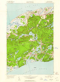 Dennis Massachusetts Historical topographic map, 1:24000 scale, 7.5 X 7.5 Minute, Year 1949