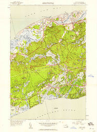 Dennis Massachusetts Historical topographic map, 1:24000 scale, 7.5 X 7.5 Minute, Year 1949