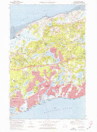 Dennis Massachusetts Historical topographic map, 1:24000 scale, 7.5 X 7.5 Minute, Year 1974