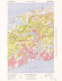 Dennis Massachusetts Historical topographic map, 1:25000 scale, 7.5 X 7.5 Minute, Year 1974