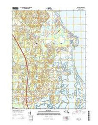 Duxbury Massachusetts Current topographic map, 1:24000 scale, 7.5 X 7.5 Minute, Year 2015