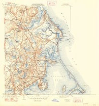 Duxbury Massachusetts Historical topographic map, 1:31680 scale, 7.5 X 7.5 Minute, Year 1941