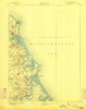 Duxbury Massachusetts Historical topographic map, 1:62500 scale, 15 X 15 Minute, Year 1893