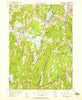 East Brookfield Massachusetts Historical topographic map, 1:24000 scale, 7.5 X 7.5 Minute, Year 1954