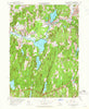 East Brookfield Massachusetts Historical topographic map, 1:24000 scale, 7.5 X 7.5 Minute, Year 1954