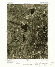 East Brookfield Massachusetts Historical topographic map, 1:25000 scale, 7.5 X 7.5 Minute, Year 1975