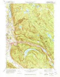 East Lee Massachusetts Historical topographic map, 1:24000 scale, 7.5 X 7.5 Minute, Year 1973