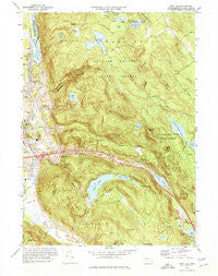 East Lee Massachusetts Historical topographic map, 1:24000 scale, 7.5 X 7.5 Minute, Year 1973