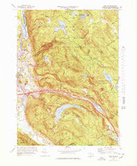 East Lee Massachusetts Historical topographic map, 1:25000 scale, 7.5 X 7.5 Minute, Year 1973