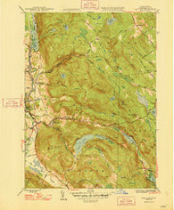 East Lee Massachusetts Historical topographic map, 1:31680 scale, 7.5 X 7.5 Minute, Year 1948
