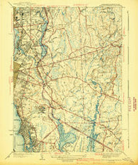 East Providence Rhode Island Historical topographic map, 1:31680 scale, 7.5 X 7.5 Minute, Year 1941