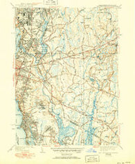 East Providence Rhode Island Historical topographic map, 1:31680 scale, 7.5 X 7.5 Minute, Year 1941