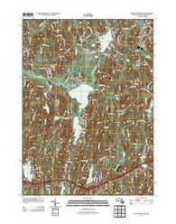 East Brookfield Massachusetts Historical topographic map, 1:24000 scale, 7.5 X 7.5 Minute, Year 2012
