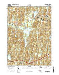 East Brookfield Massachusetts Current topographic map, 1:24000 scale, 7.5 X 7.5 Minute, Year 2015